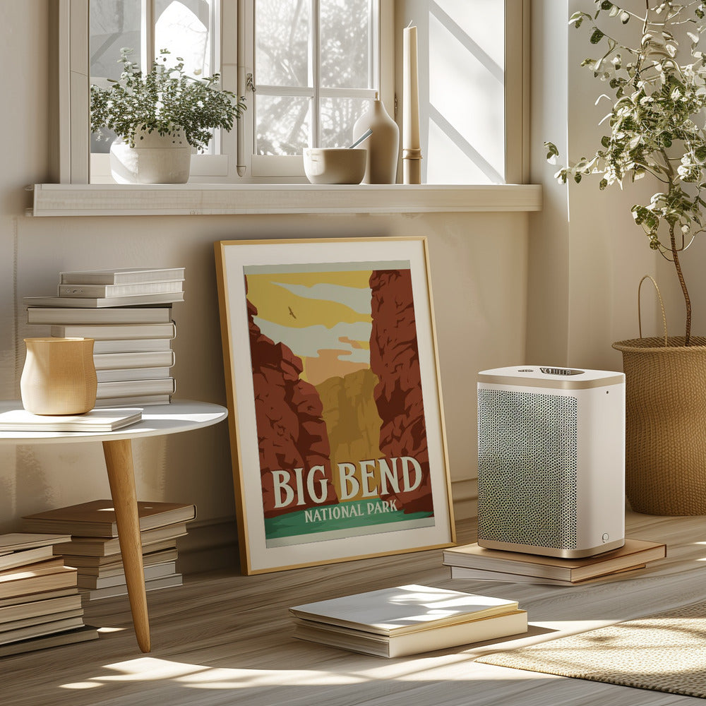 Big Bend National Park Travel Print Poster